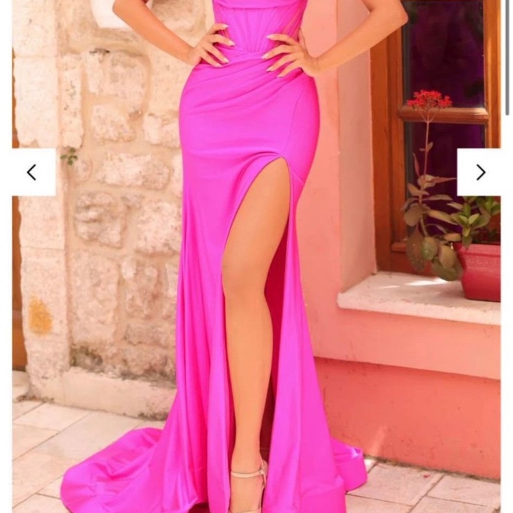 Pink prom dress